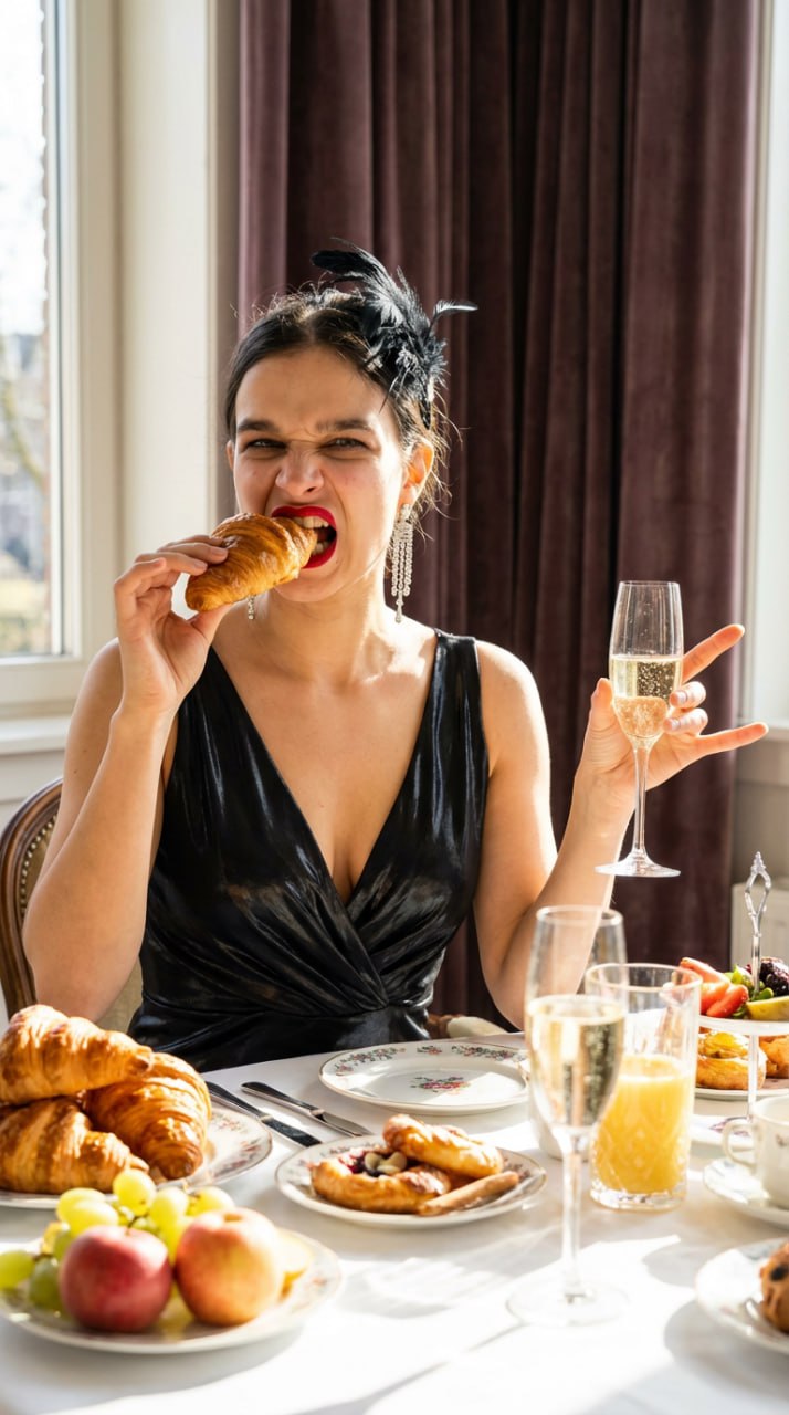 Opera & Bubbles performers and guests during brunch theatre